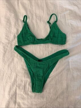 Green Triangl Cheeky Bikini